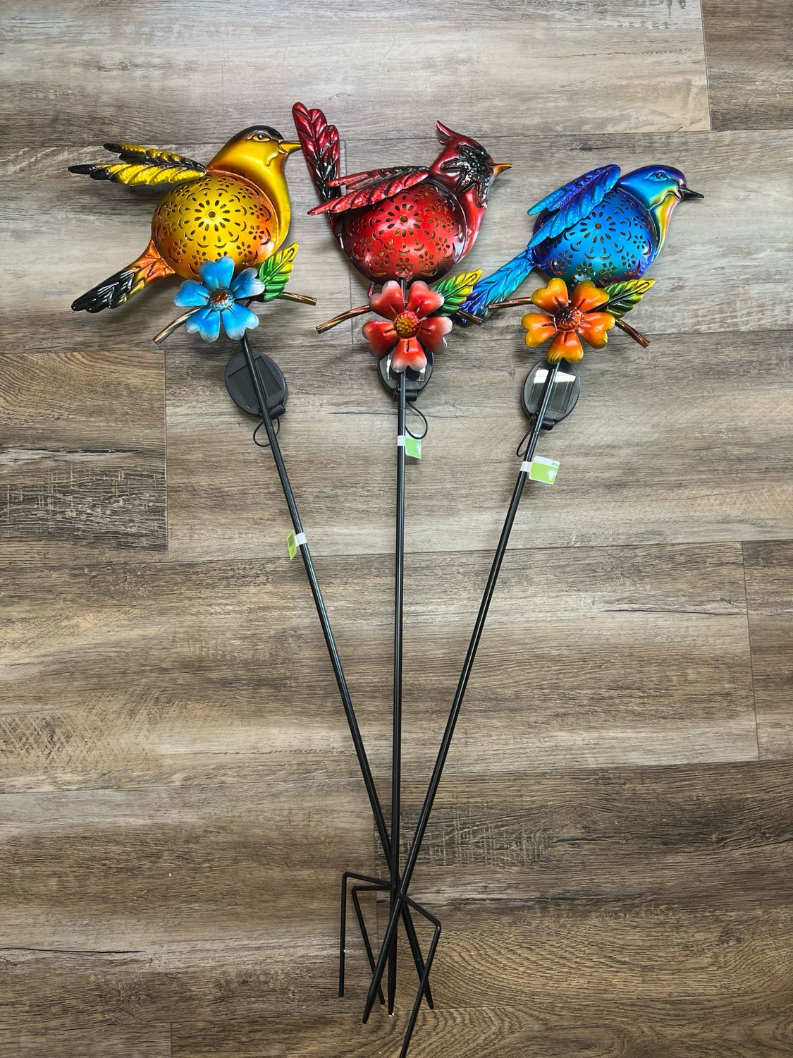 Solar Bird Garden Stake