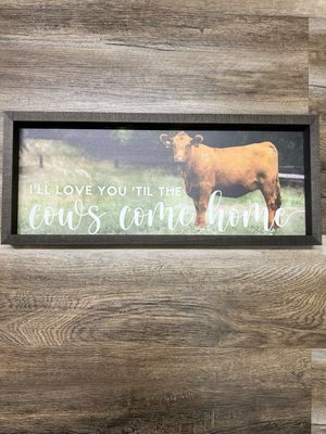 Til the Cows Come Home Wall Art