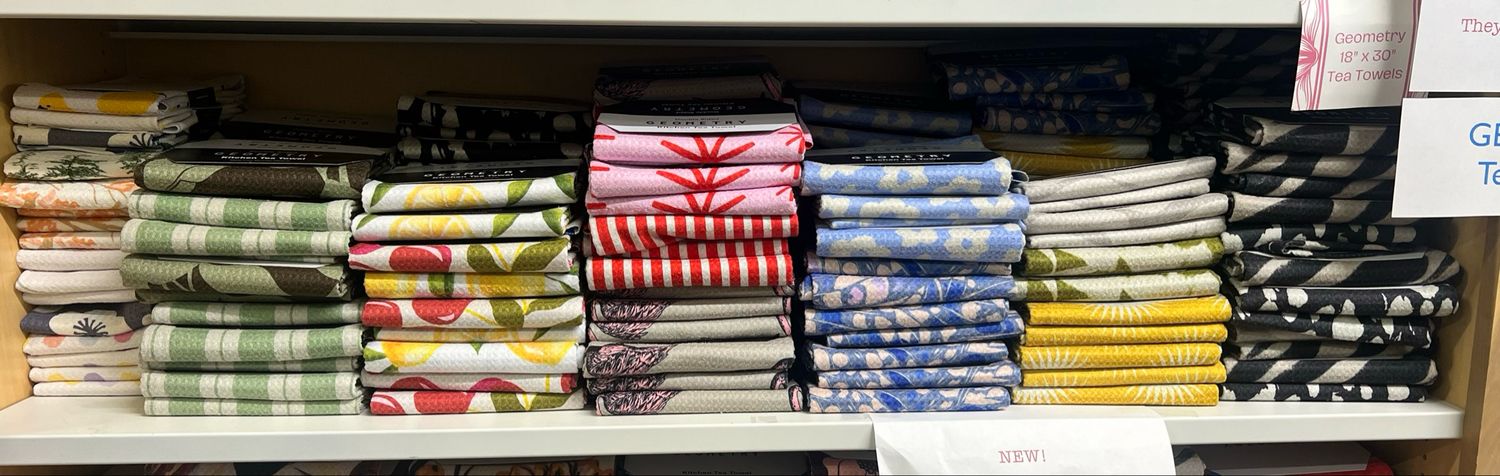 GEOMETRY 2 Sided Tea Towels GEOMETRY 2 Sided Tea Towels