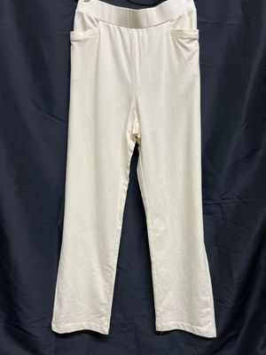 Slim Soft Ivory Pants