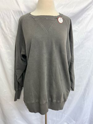Ash Grey Relaxed Sweatshirt