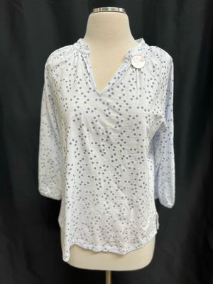3/4 Sleeve Dotted Top