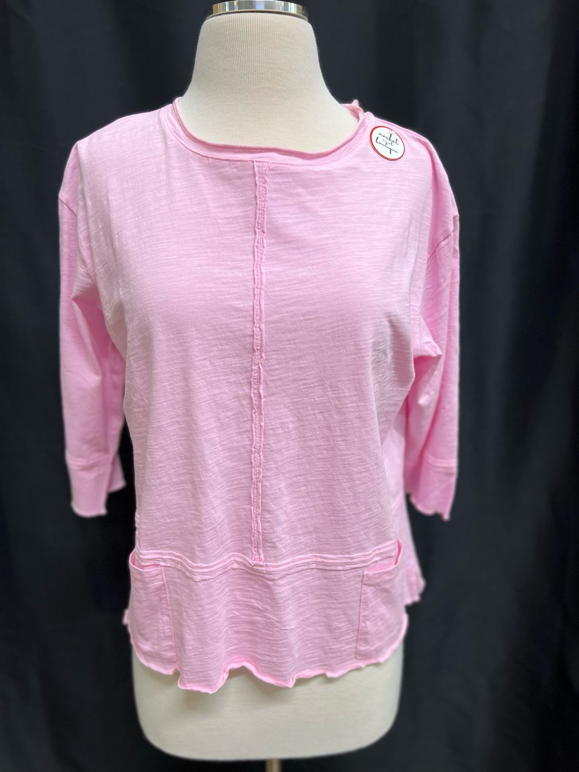 3/4 Sleeve Roll Neck Top 3/4 Sleeve Roll Neck Top