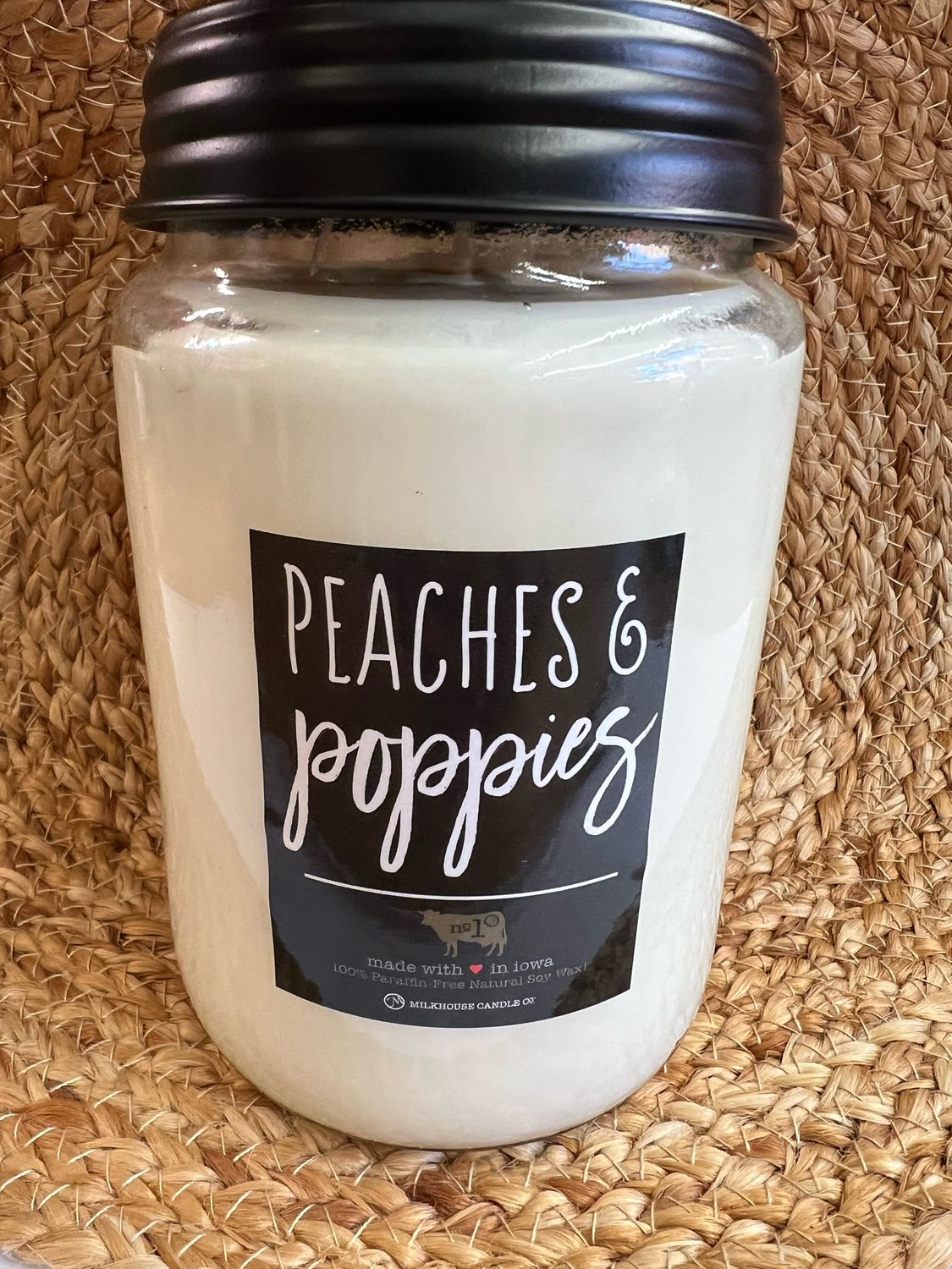 Milkhouse Peaches &amp; Poppies 26oz Candle