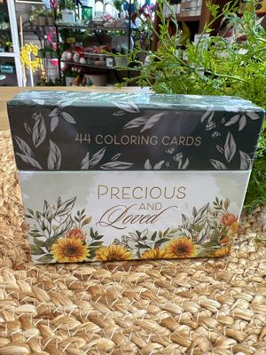 Precious & Loved Coloring Cards Precious & Loved Coloring Cards
