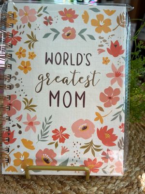 Spiral Journals: Peach Florals