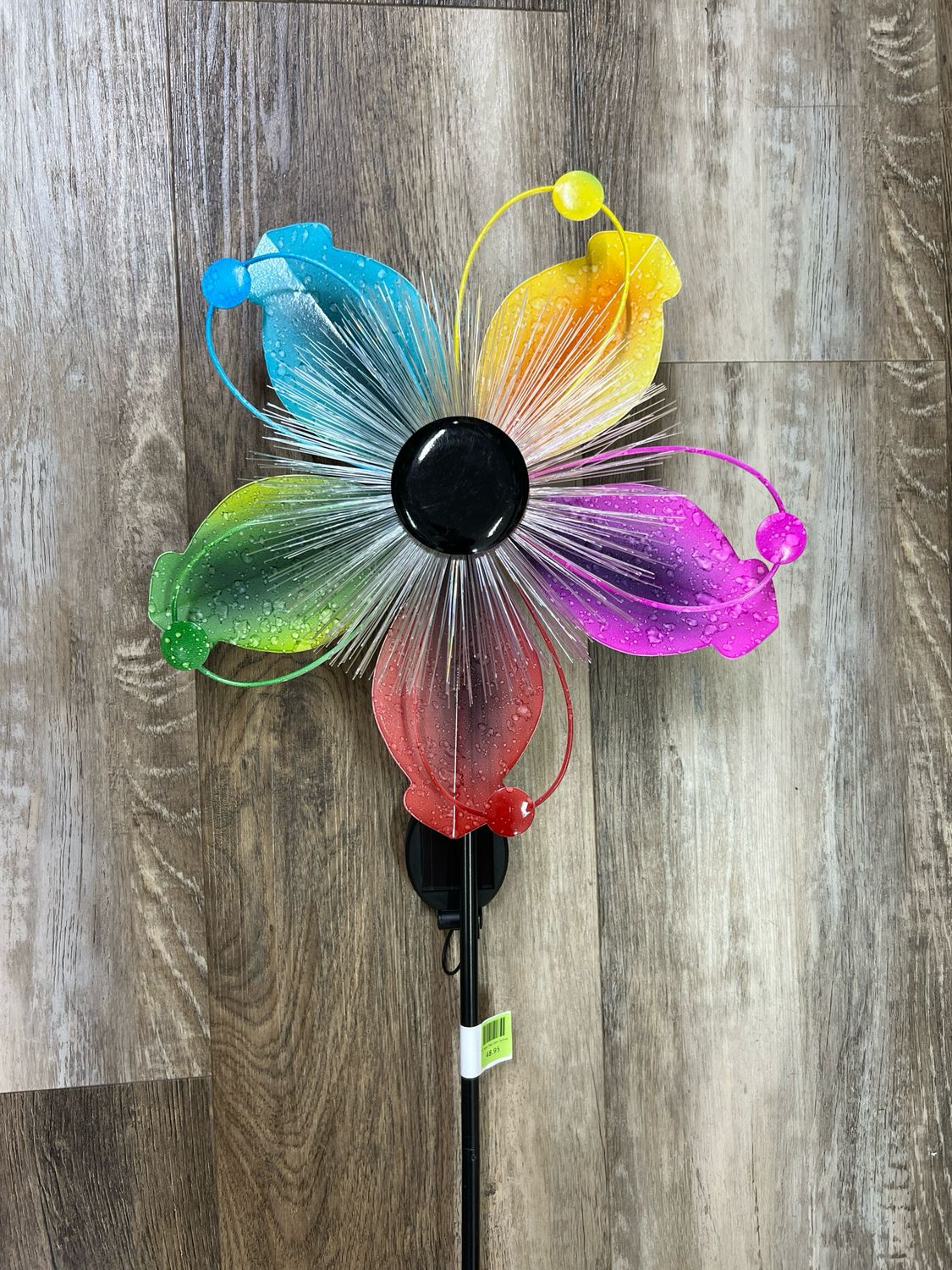 63" Solar Fiber Optic Spinner