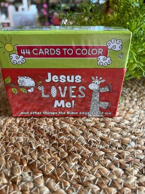 Jesus Loves Me Coloring Cards Jesus Loves Me Coloring Cards