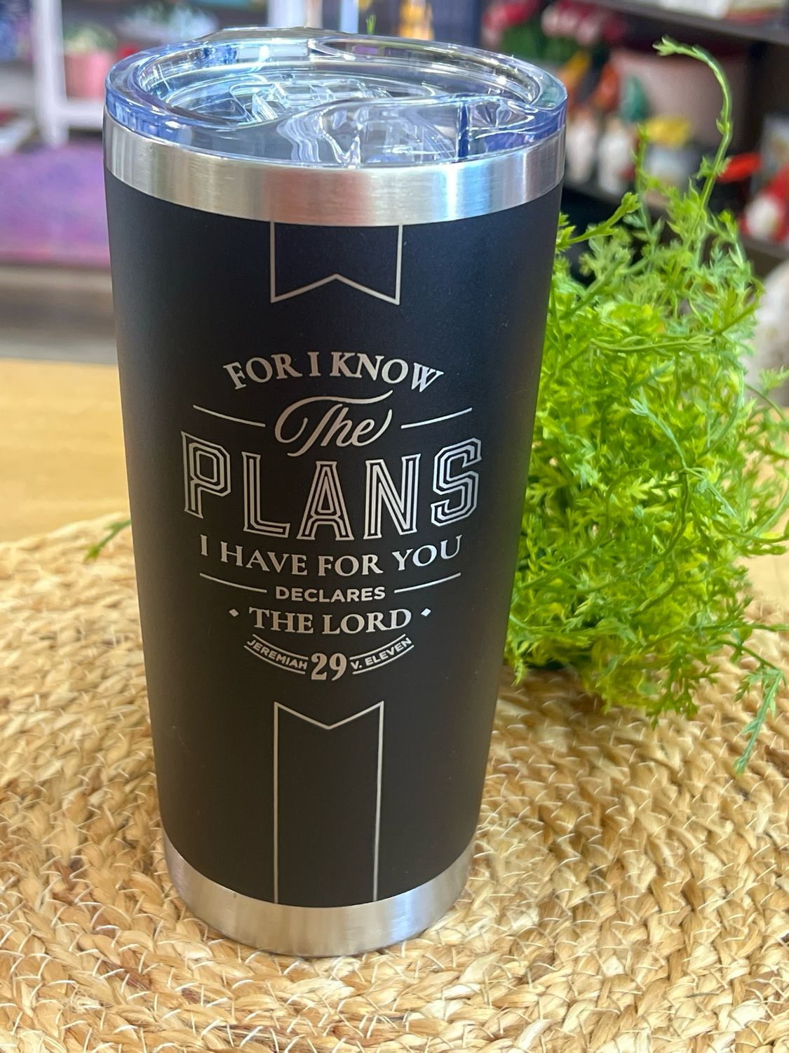 I Know the Plans Stainless Tumbler