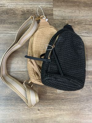 Rowan Raffia Sling Bag
