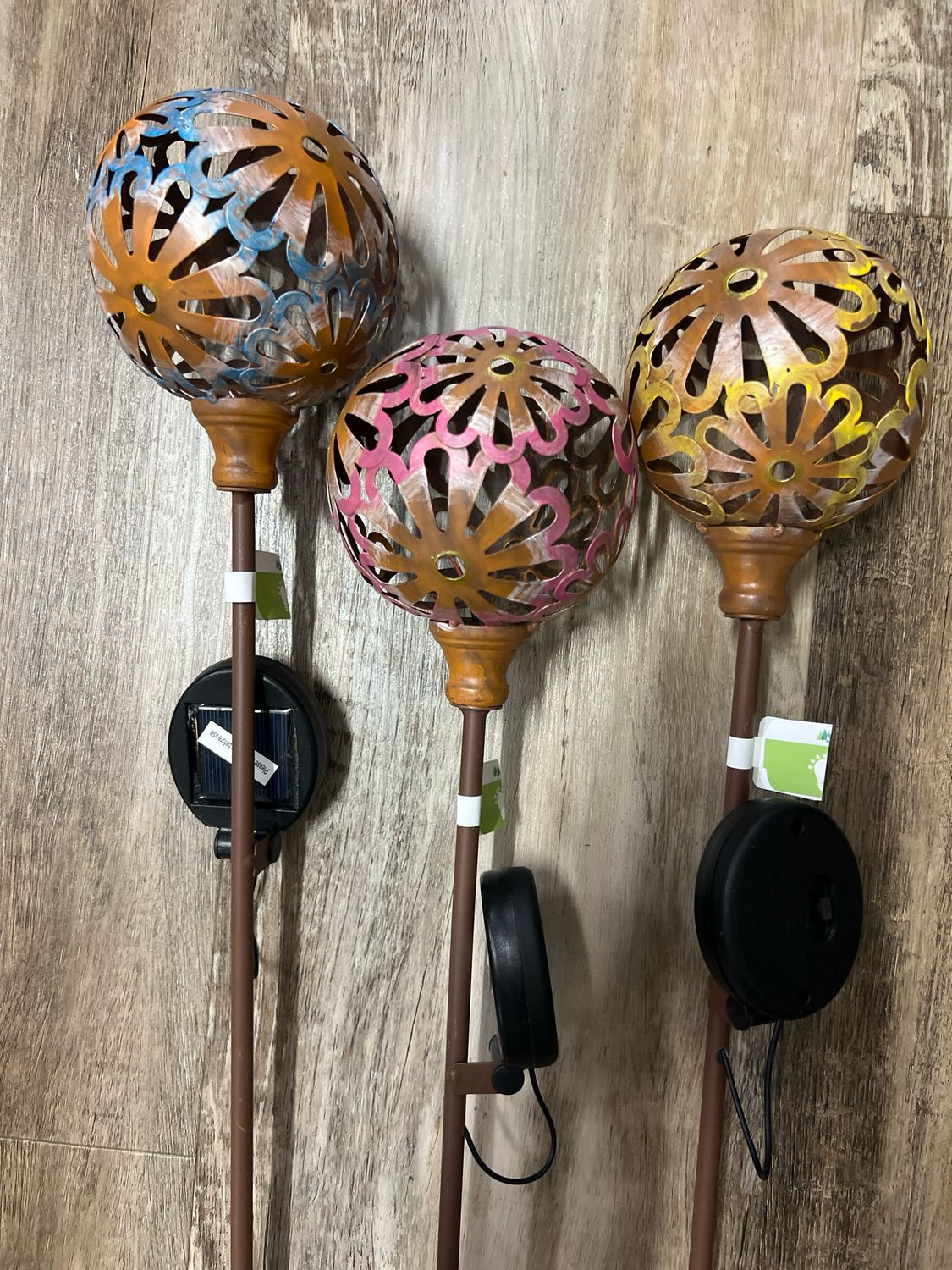 36" Solar Flower Orb Stake