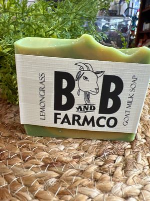 B &amp; B Goats Milk Soap - Lemongrass