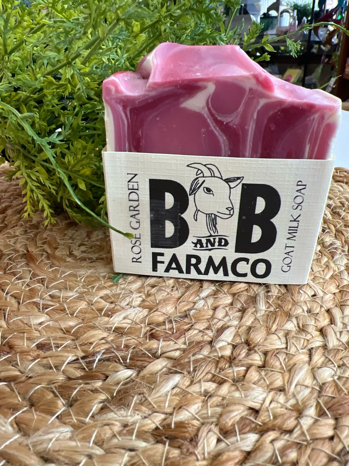 B &amp; B Goats Milk Soap - Rose Garden