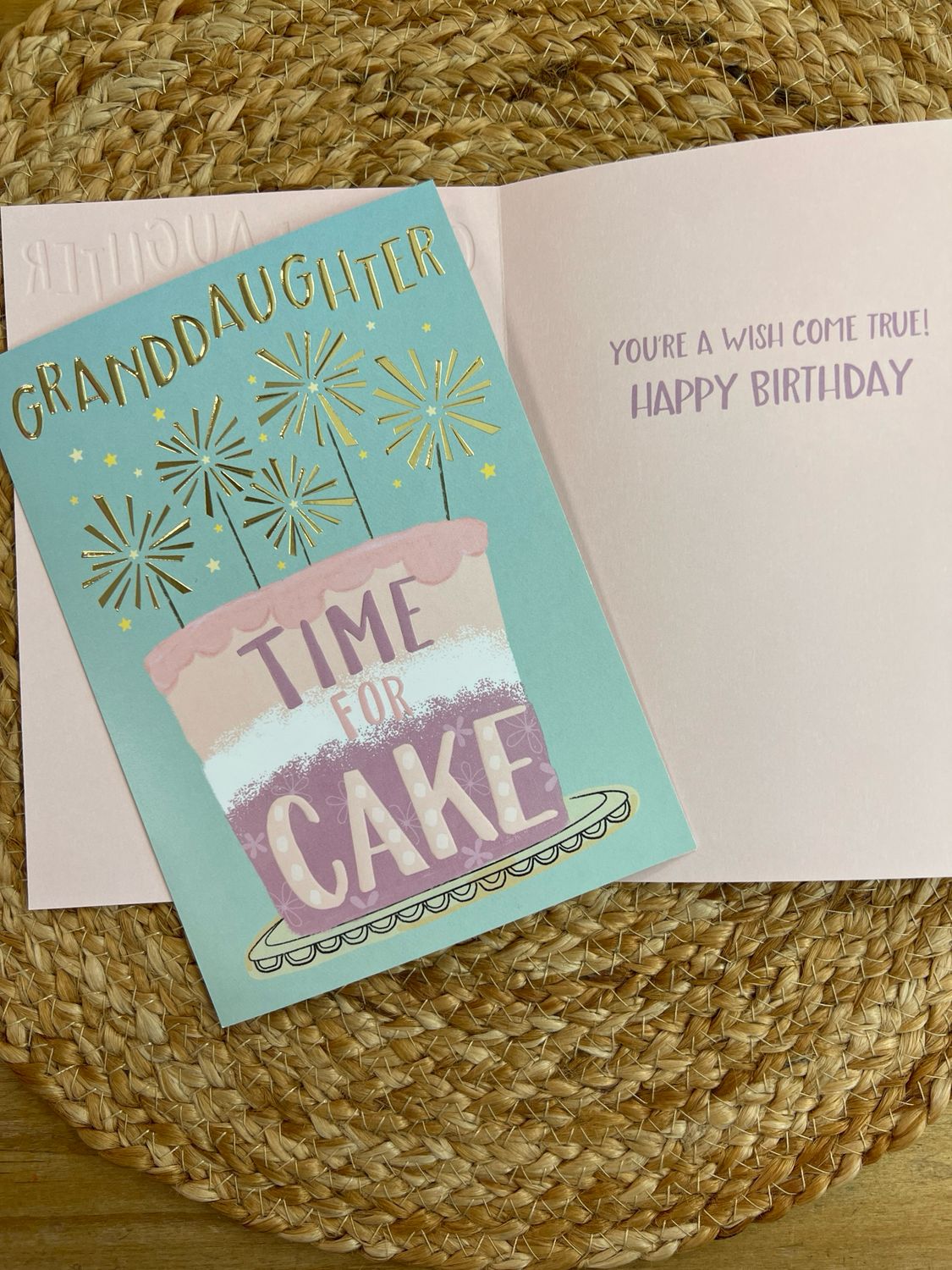 Granddaughter Birthday Card