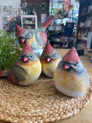 Resin Cardinal Figurines