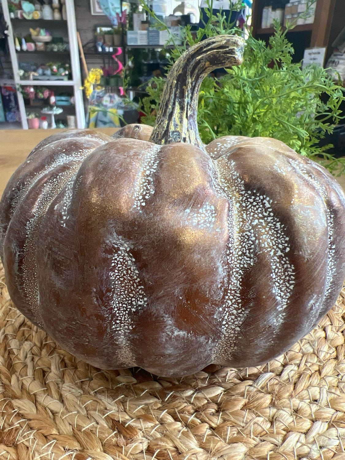 Metallic Copper Pumpkins