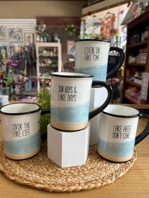 Lake Vibes Coffee Mugs Lake Vibes Coffee Mugs