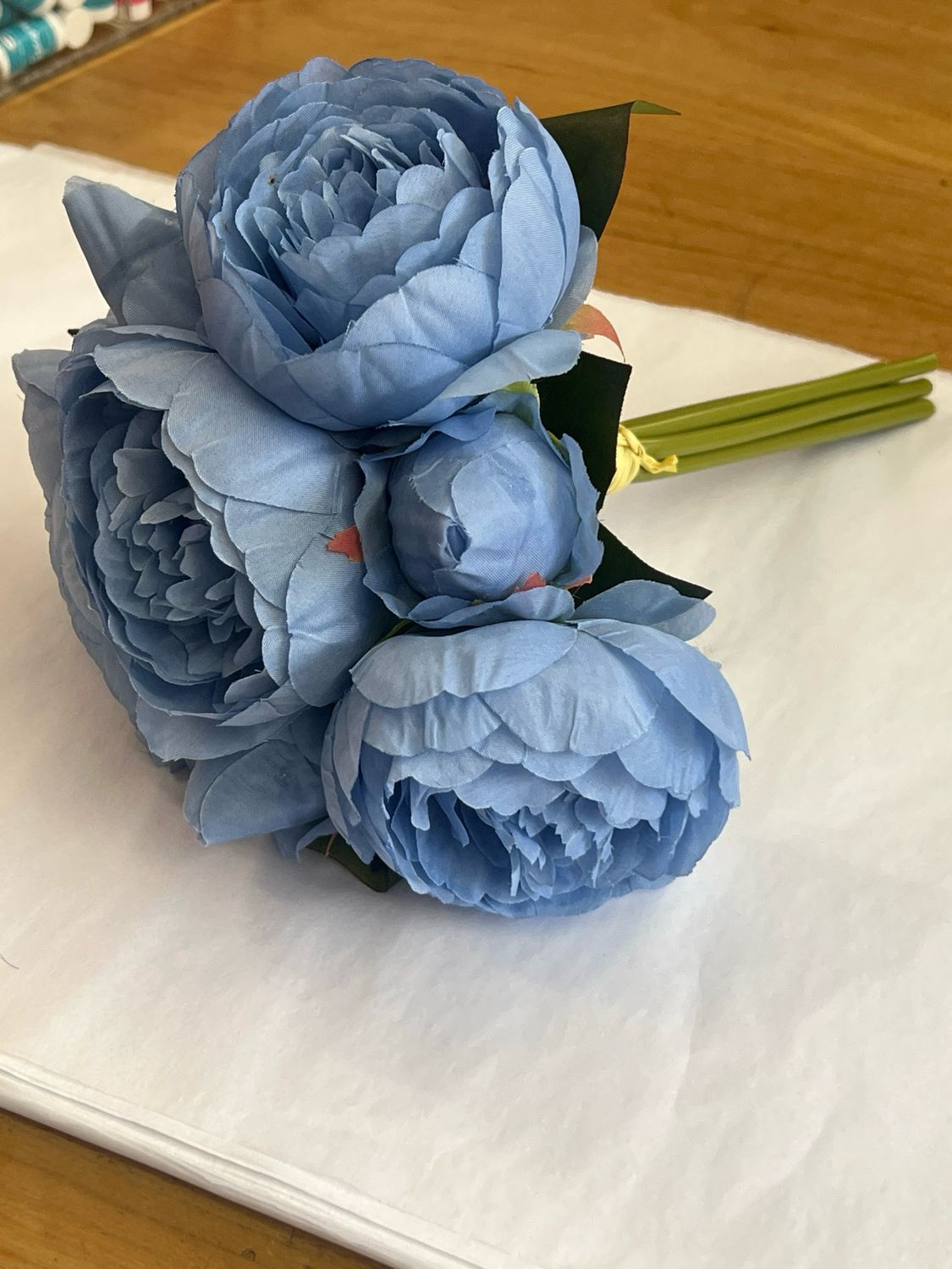 11&quot; Silk Peony Bunch