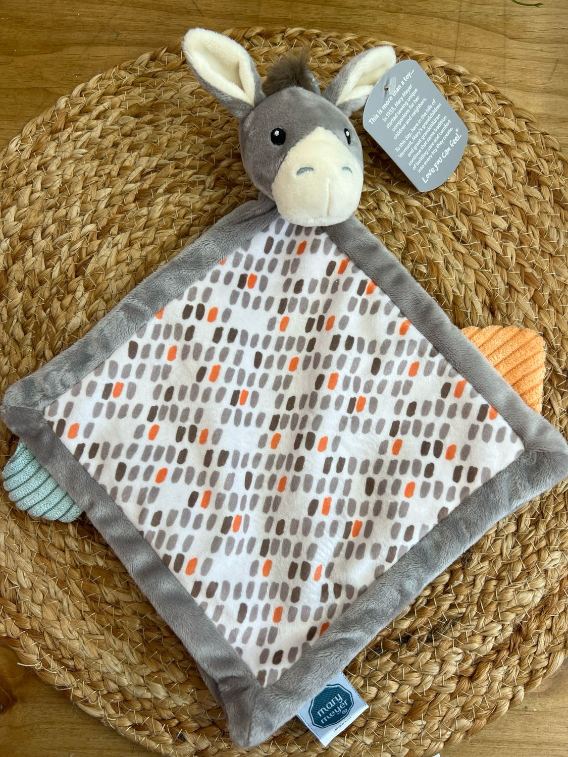 Mary Meyer &quot;Dusty Donkey&quot; Character Blankie