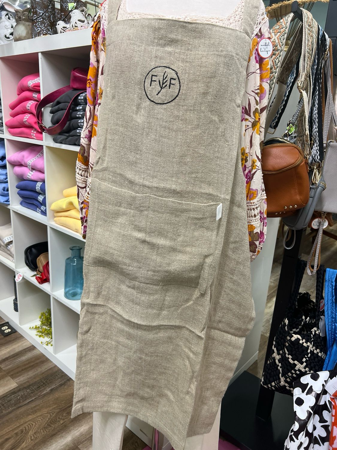 Finch &amp; Fennel Woven Linen &amp; Cotton Apron