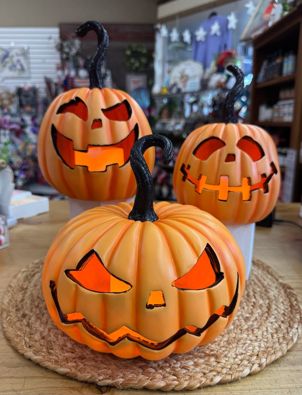 LED Flicker Flame Jack-o-Lantern