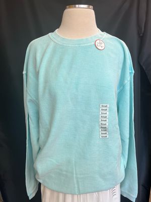 Aqua Corded Crew Aqua Corded Crew