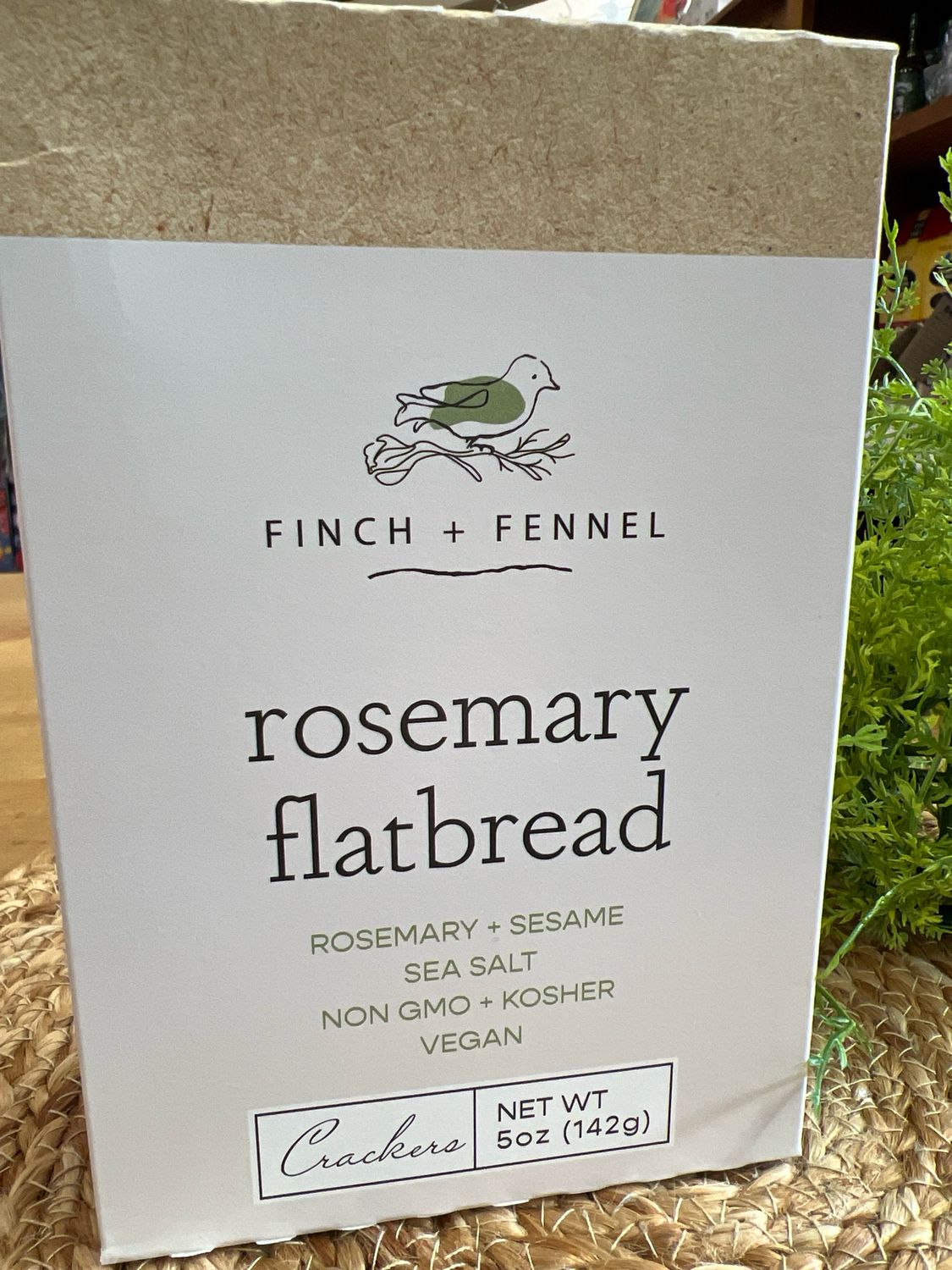 Finch &amp; Fennel Rosemary Flatbread Crackers