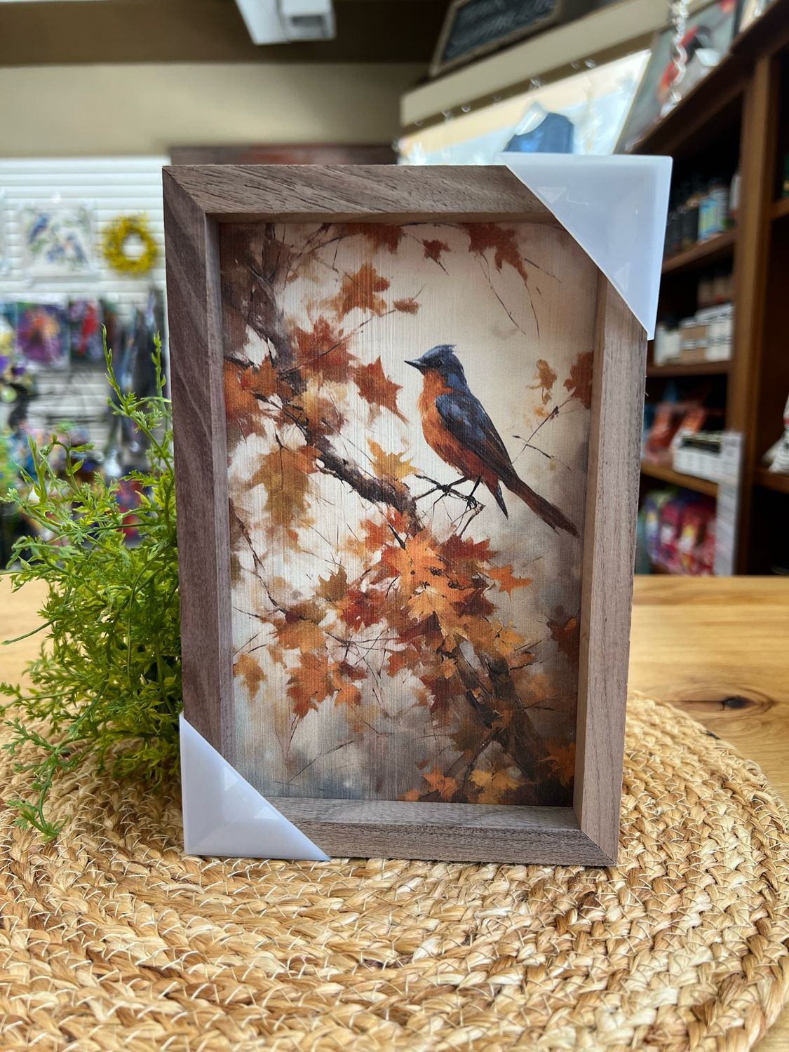 Bluebirds on Fall Branch Wall Decor