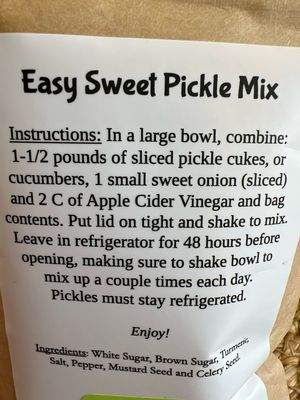 Signature Dips - Easy Sweet Pickle