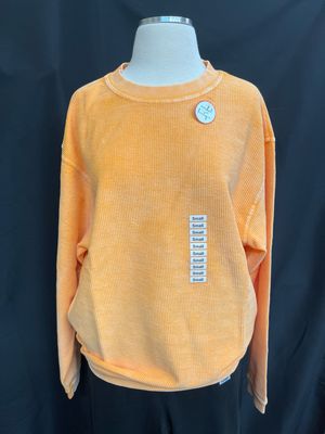 Marigold Corded Crew Sweatshirt Marigold Corded Crew Sweatshirt
