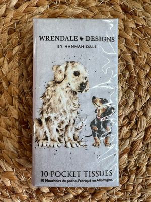 Wrendale Dog Pocket Tissues