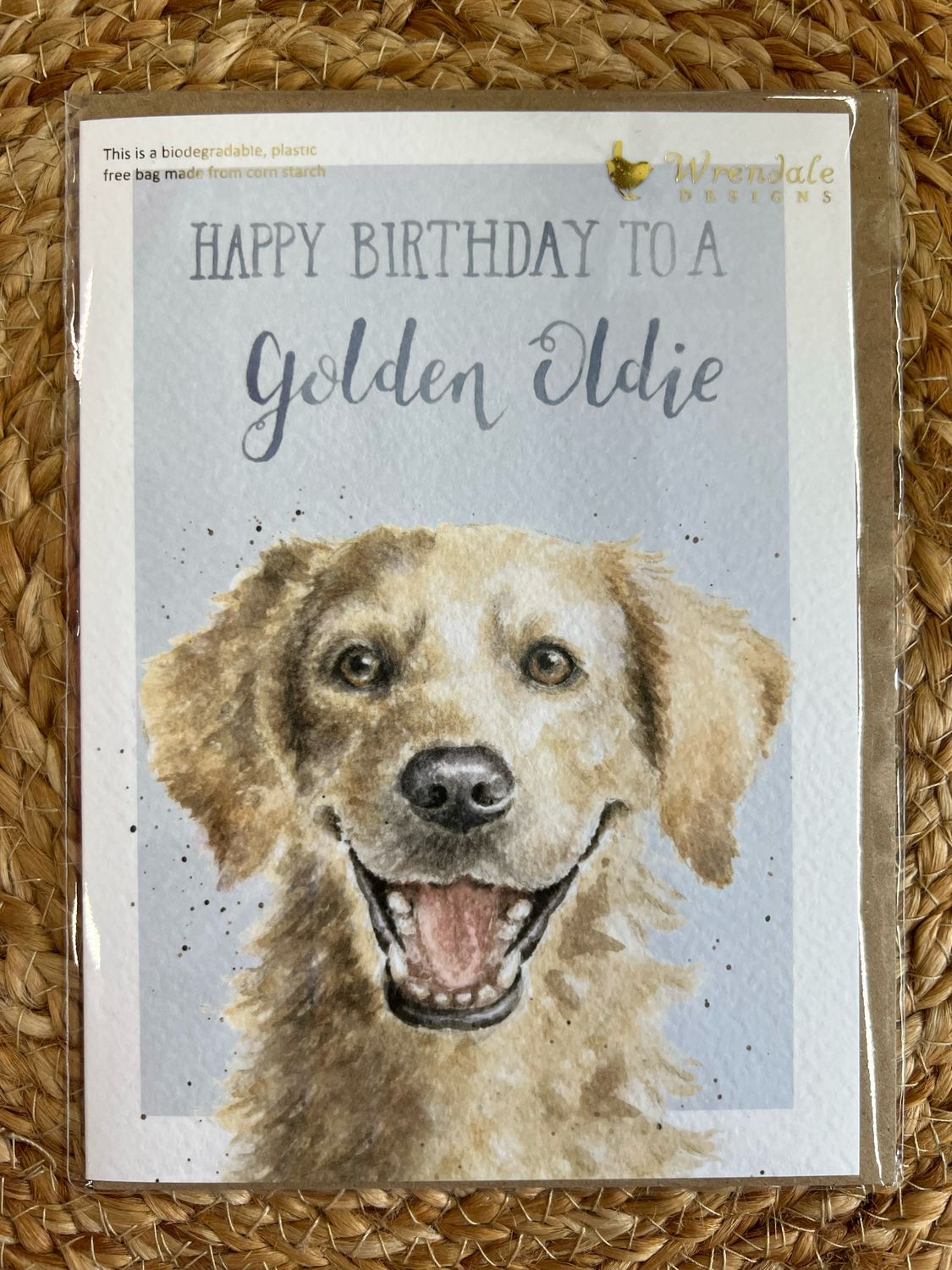 Wrendale Golden Oldie Birthday Card