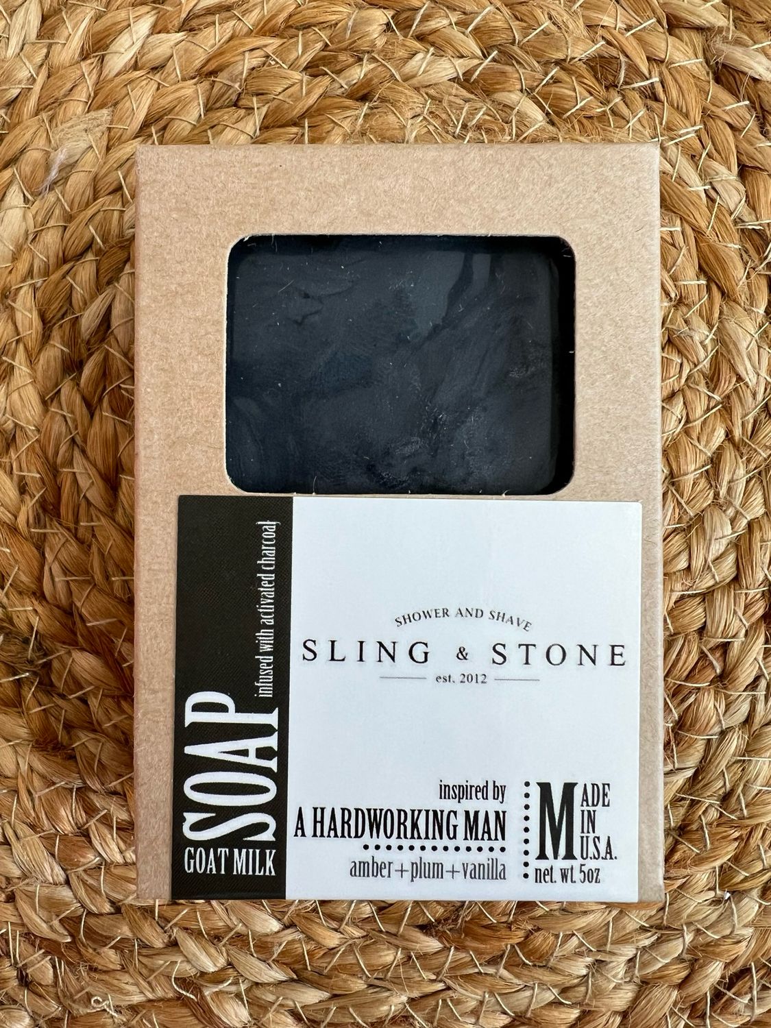 Manly Amber+Plum+Citrus Soap