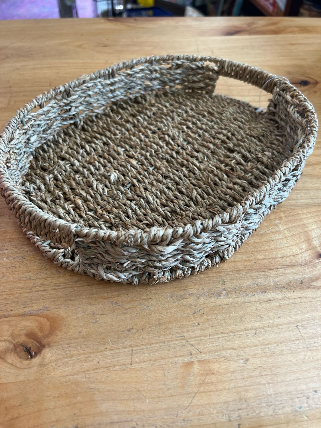 Oval Seagrass Tray Oval Seagrass Tray