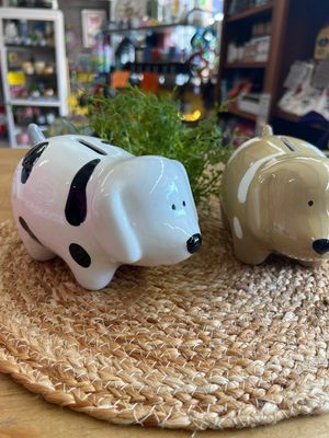 Ceramic Dog Banks