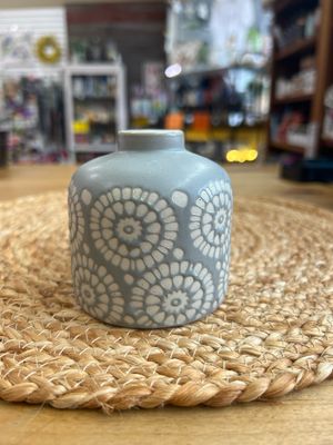 Tie Dye Patterned Vase