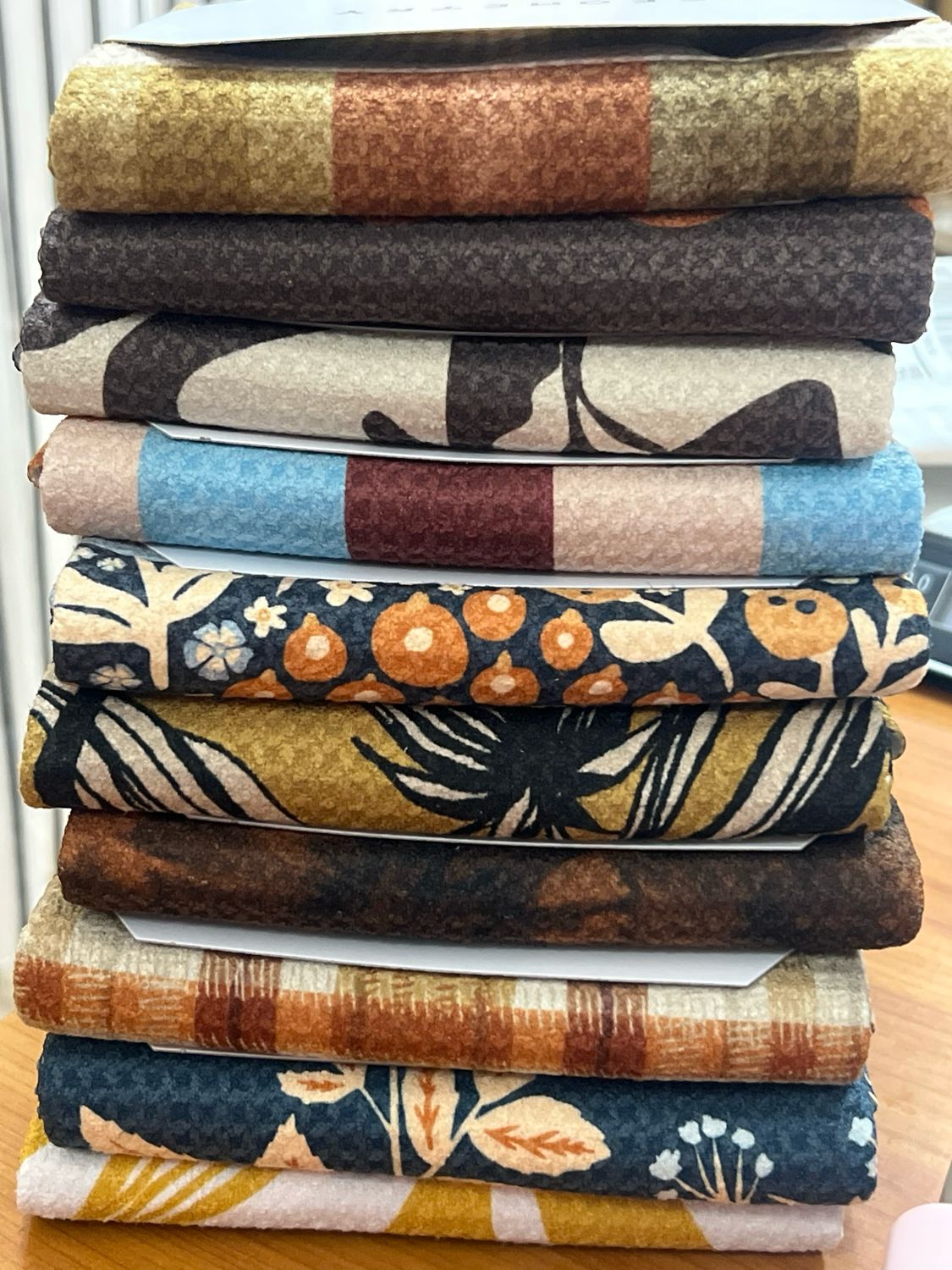 GEOMETRY Autumn Tea Towels