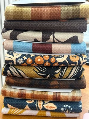 GEOMETRY Autumn Tea Towels