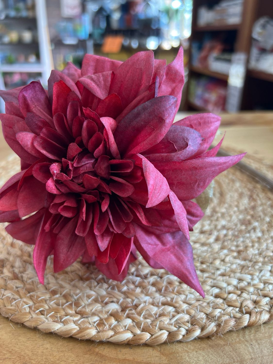 Burgundy Dahlia 29" Burgundy Dahlia 29"