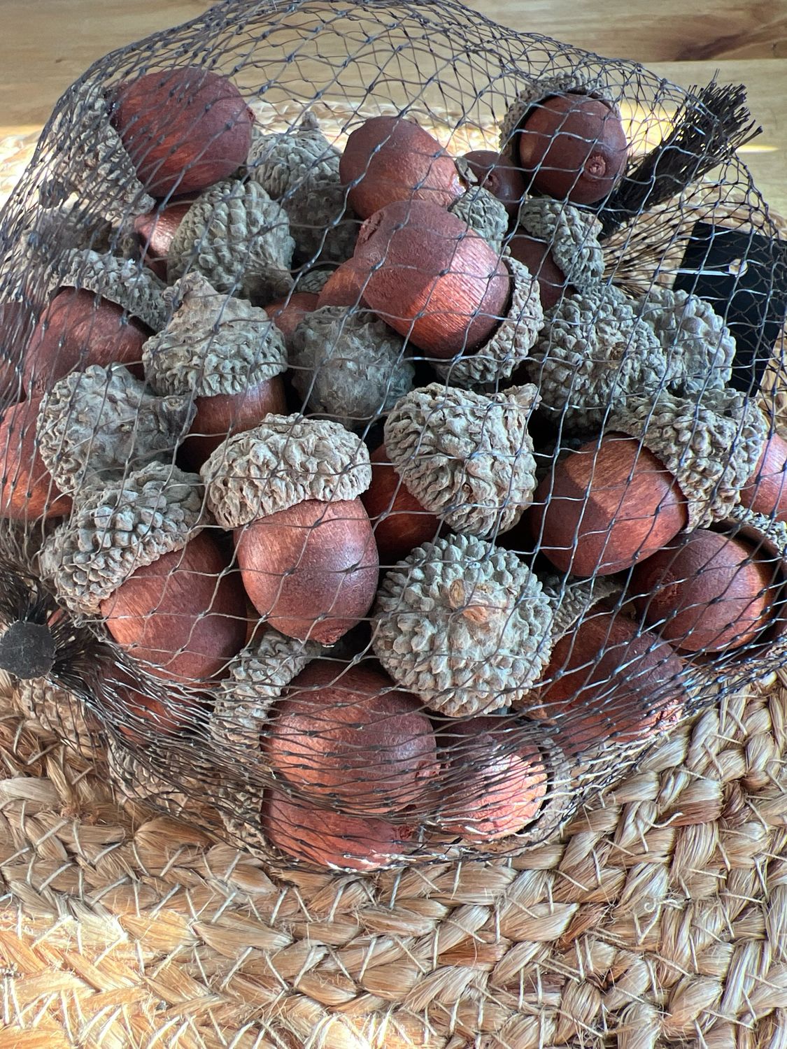 Bag of 75 Brown Acorns