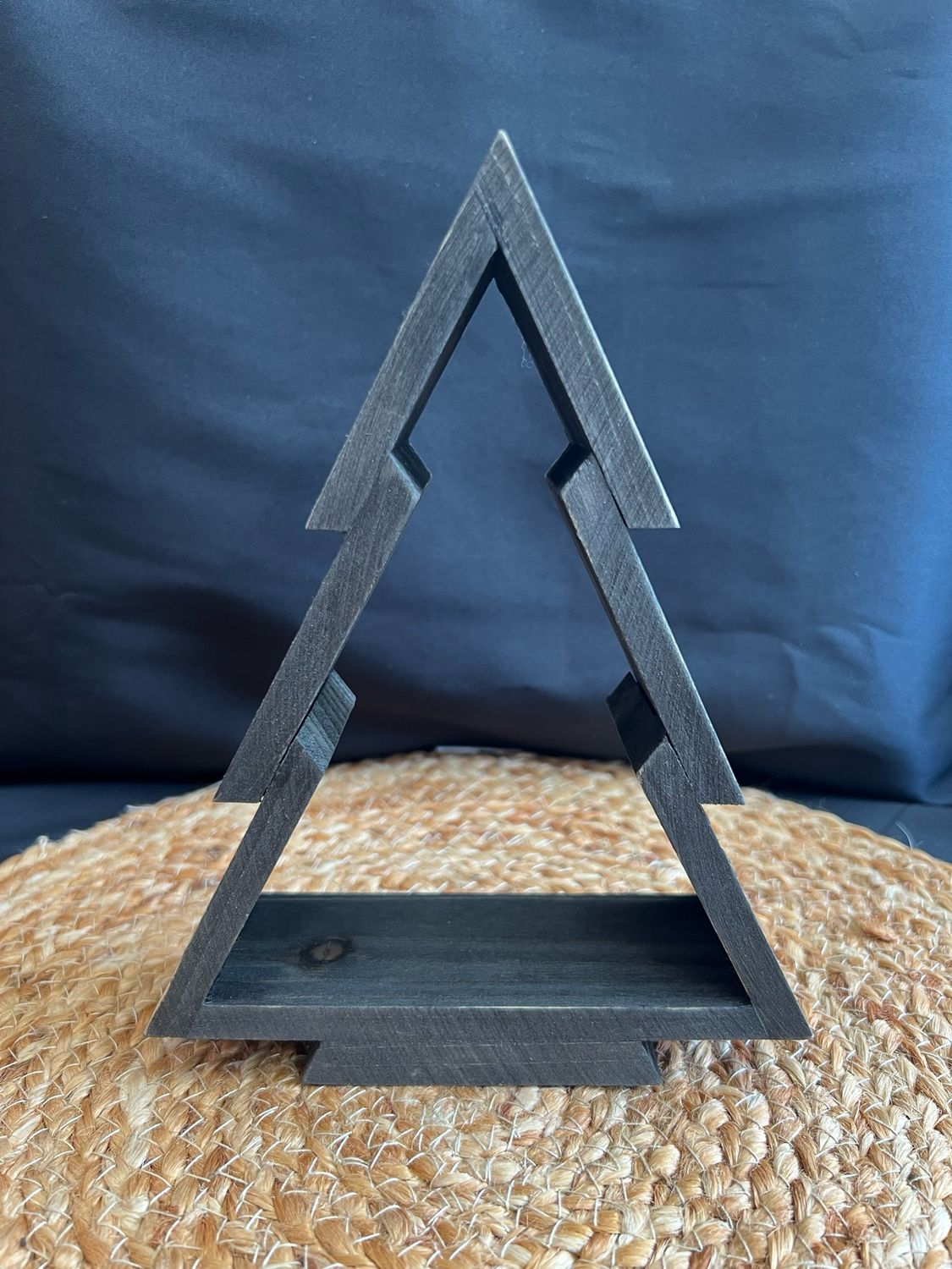 Black Wash Hollow Christmas Tree