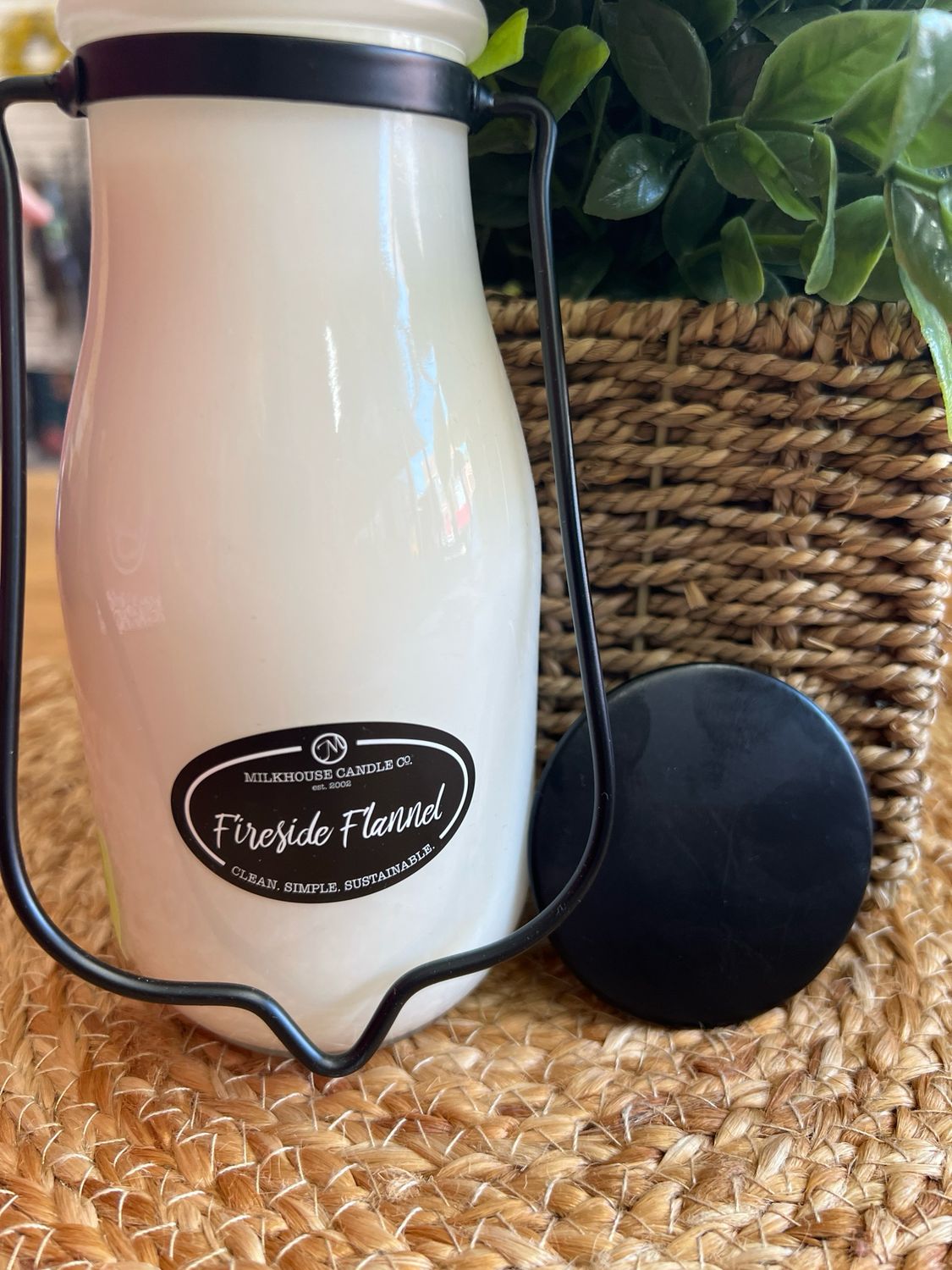 Milkhouse Fireside Flannel 14oz Milk Bottle