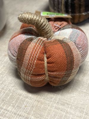SM Autumn Plaid Pumpkin SM Autumn Plaid Pumpkin