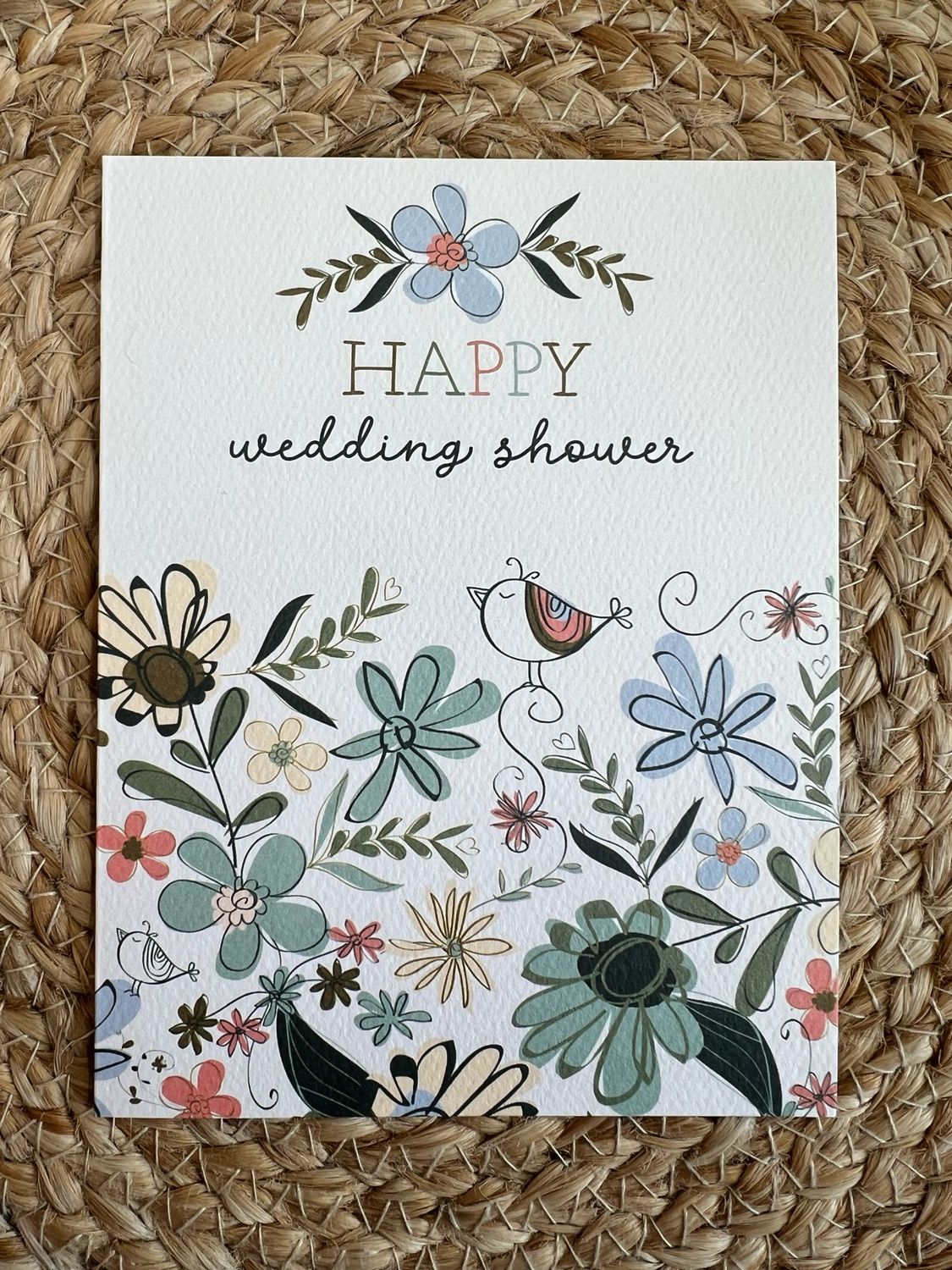 Floral Wedding Shower Card