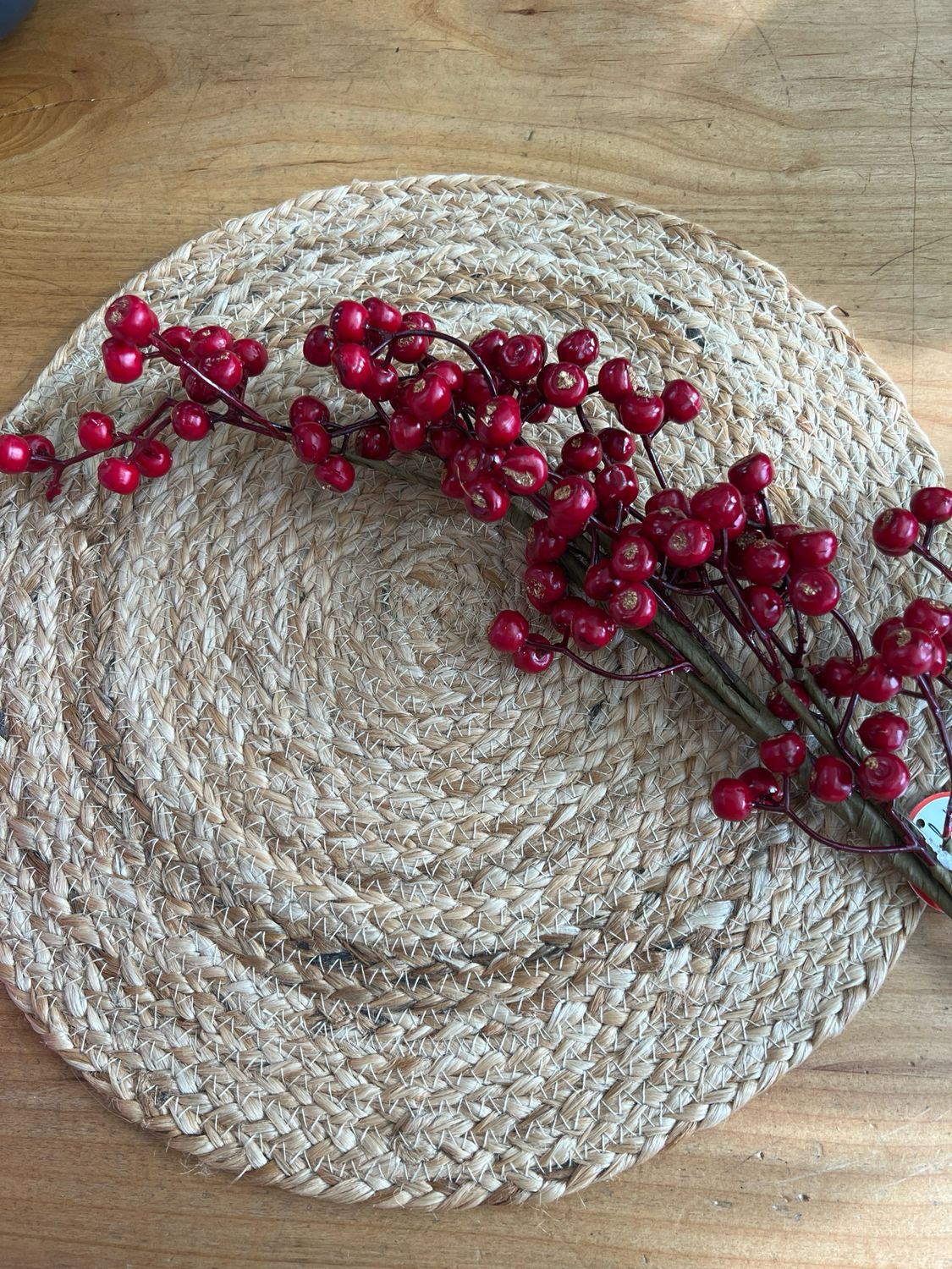 25&quot; Red Berry Spray