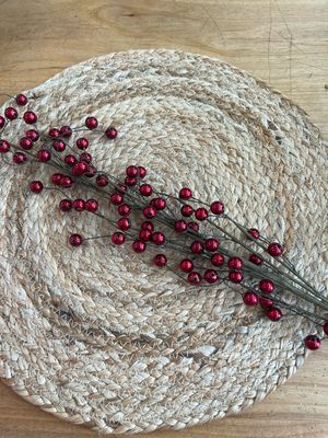 30&quot; Red Berry Spray