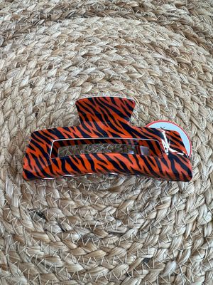 Tiger Print Hair Clip