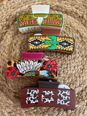 Western Flair Hair Clips