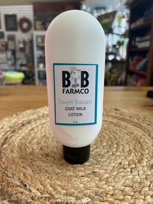 B&amp;B Goats Milk Lotion - Sweet Balsam