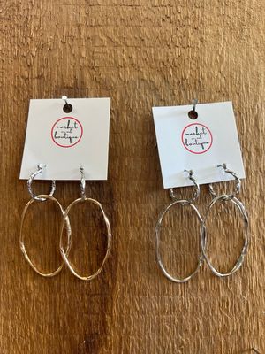 Metal Loop Earrings